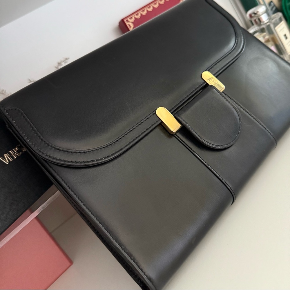 Bally vintage leather clutch bag EUC - Picture 4 of 17